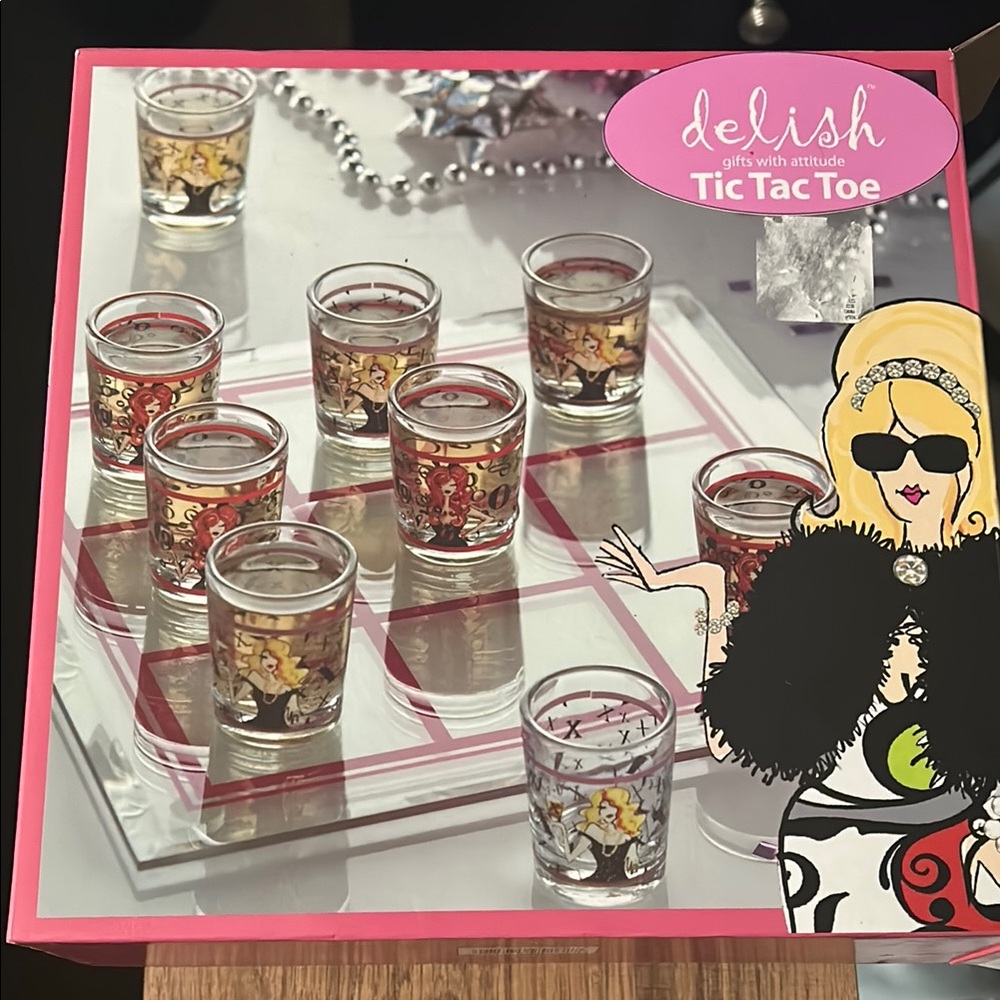 Shot Glass Tic Tac Toe